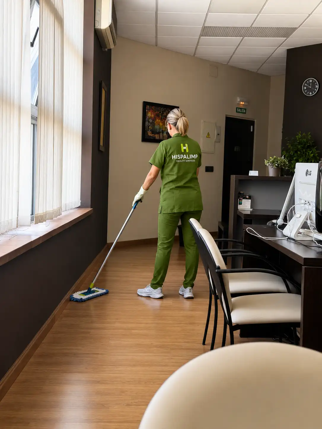 Servicio de limpieza de oficinas realizado por Hispalimp en Bravo Murillo, Cuatro Caminos y Tetuán